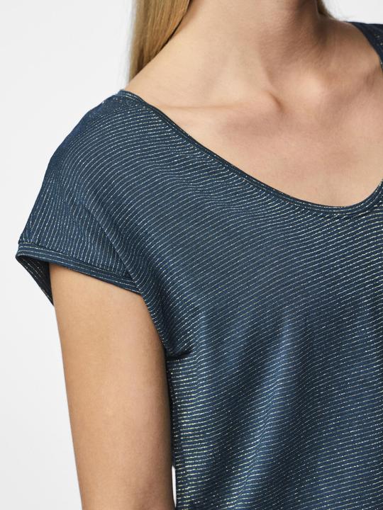 Actual product image Pieces Pcbillo Tee Lurex Stripes Noos Bc (XL)