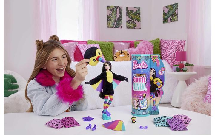 Produktbild Barbie Cutie Reveal Puppe im Tukan-Kostüm mit Farbwechsel
