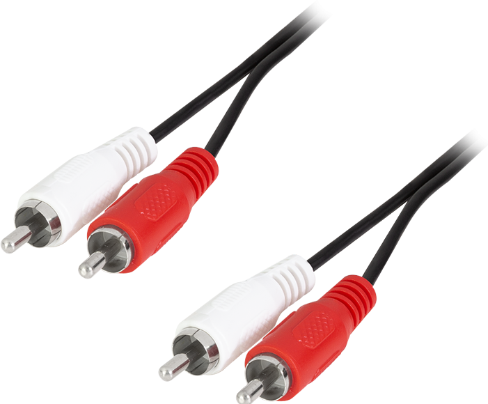 Actual product image LogiLink Ca Rca (2.50 m, Cinch)