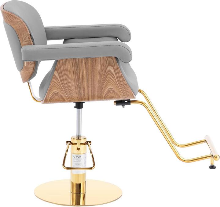 Actual product image Physa Salon Chair with Footrest - Filey Beige