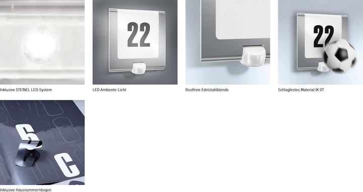 Produktbild Steinel LED Sensorlampe L 220 (869 lm)