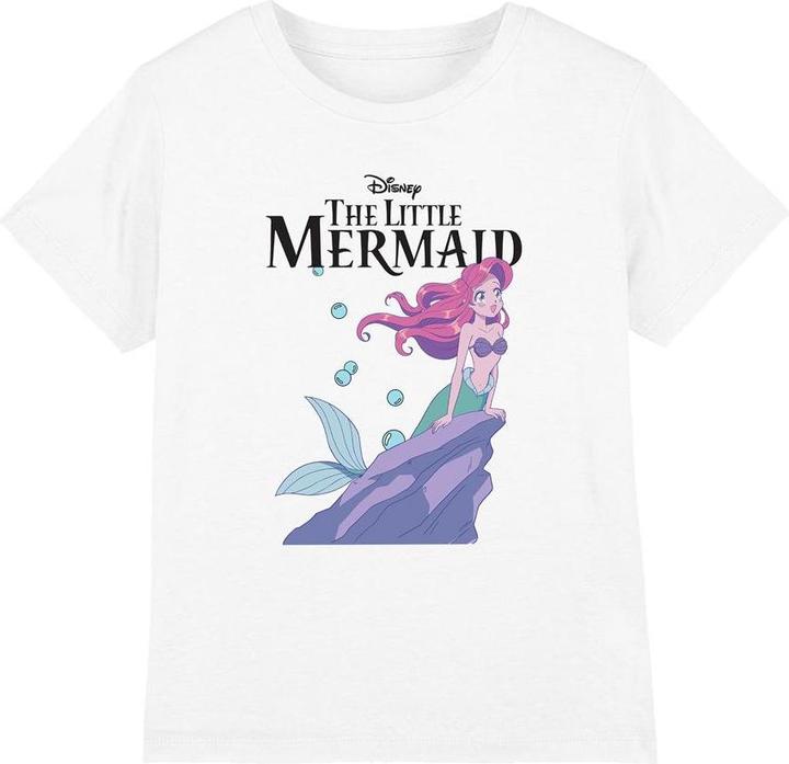 Actual product image Disney Princess Childrens/Kids Ariel Anime T-Shirt