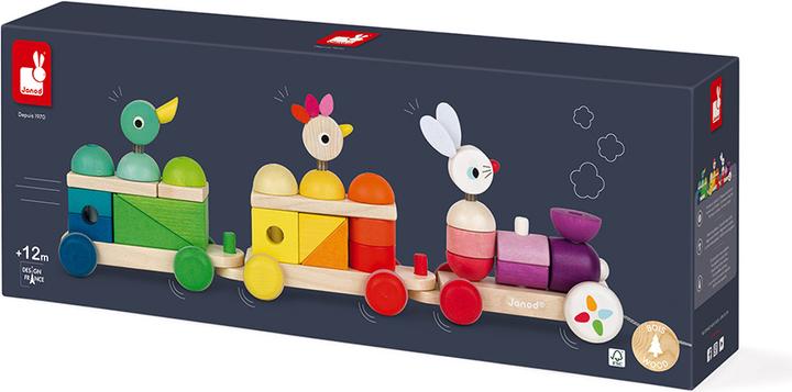 Actual product image Janod Zigolo's big colourful train