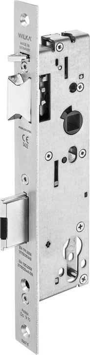 Image du produit Wilka Serrure de porte de secours 7667 autobloquante, 1 vantail, fonction E, DM 30 mm (Serrure à mortaise)