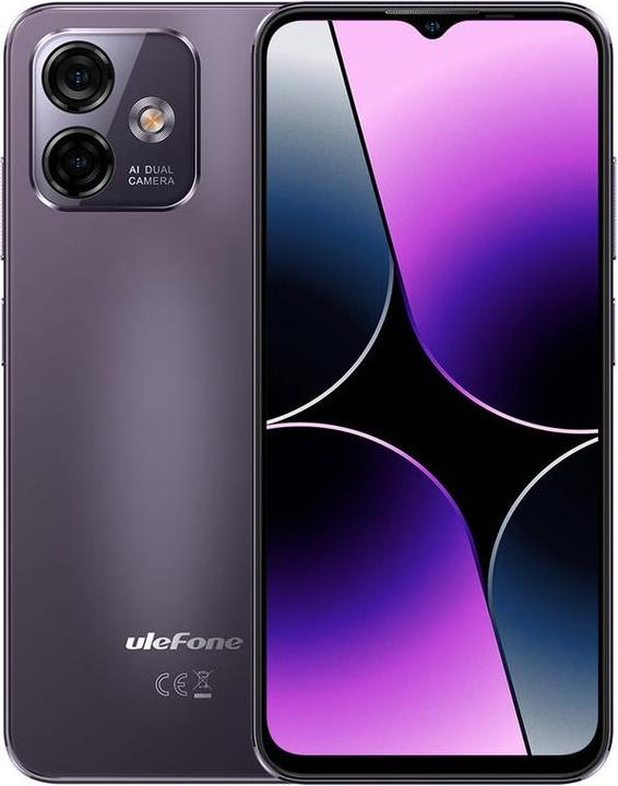 Image du produit Ulefone Smartphone Note 16 Pro 8GB/256GB (Midnight Violet) (256 Go, Violet de minuit, 6.52", Double SIM, 4G)