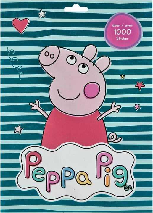 Undercover Motivsticker Peppa Pig 17 Blatt (1000 Sticker)