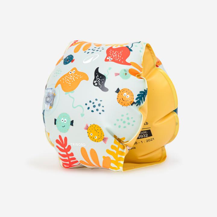 Actual product image Nabaiji Schwimmflügel Kinder 11–30 kg - Allfish hellblau