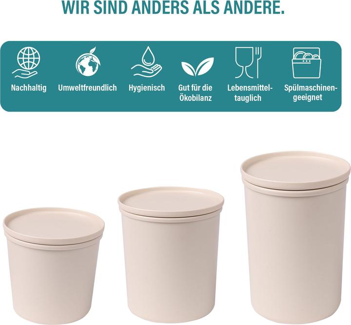 Actual product image Awave Food storage container 500 ml, with rPET, natural (0.50 l)