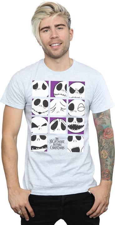 Produktbild Disney Nightmare Before Christmas Many Faces Of Jack Squares TShirt (XXL)