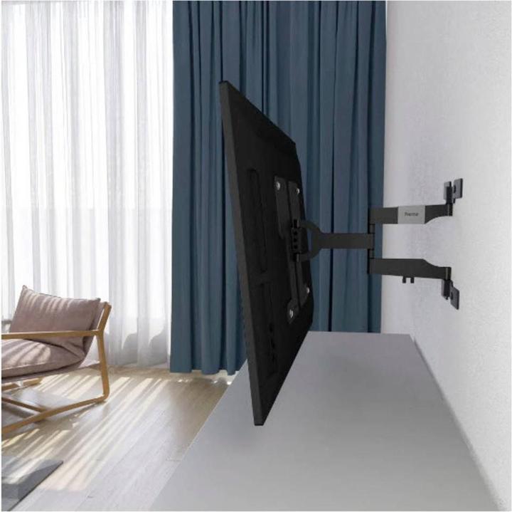 Image du produit Hama Support TV mural, OLED, plat, pivotant, extensible, 229cm (90") à 50kg (Mur, 90", 50 kg)