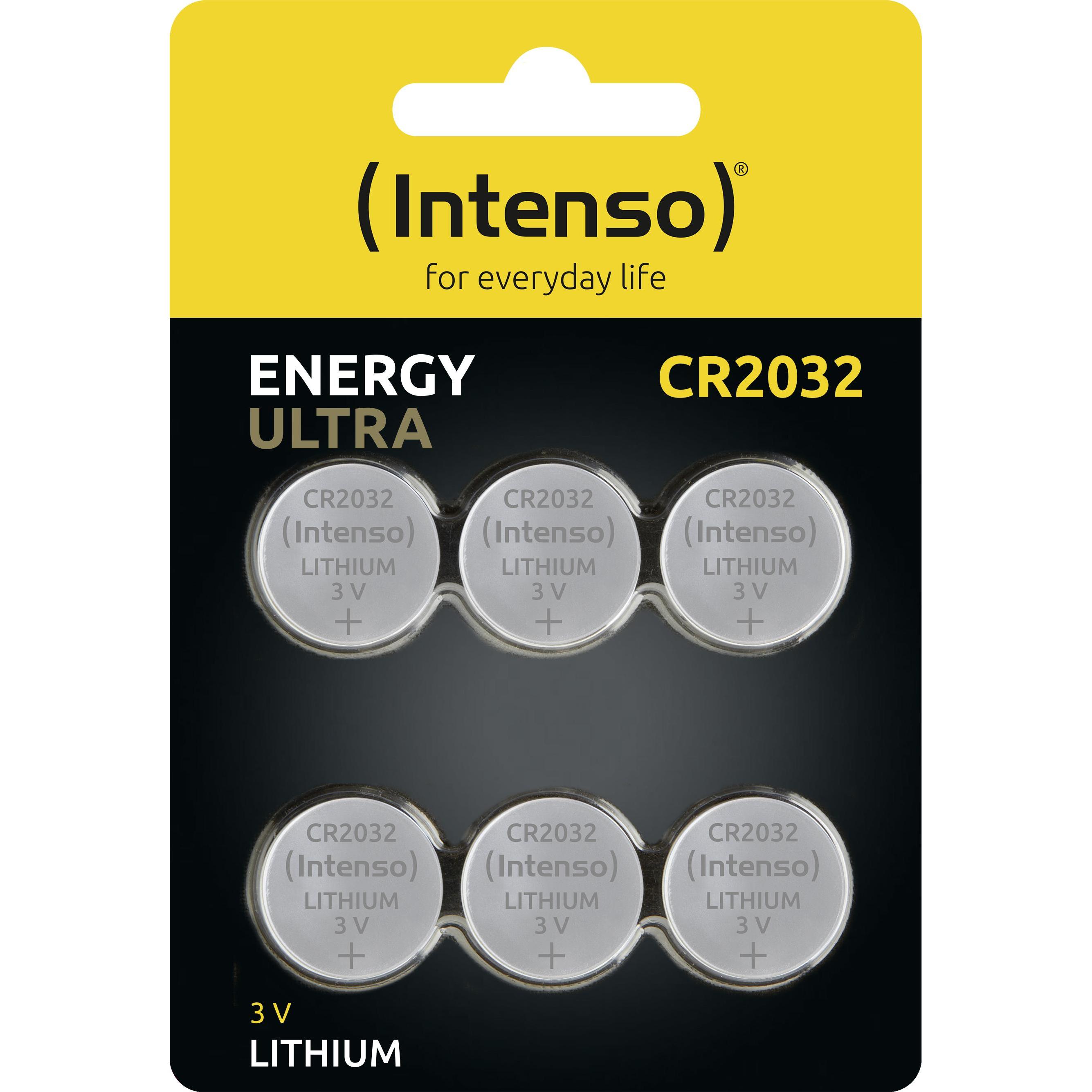 Intenso Energy Ultra (6 Stk., CR2032, 220 mAh), Batterien + Akkus