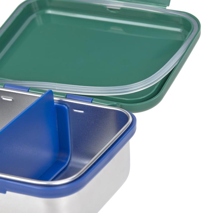 Actual product image Lässig Edelstahl Lunchbox Little Gang Regenbogen grün