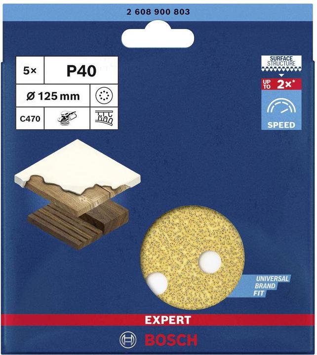 Immagine prodotto Bosch Professional Zubehör Carta vetrata C470 (40)