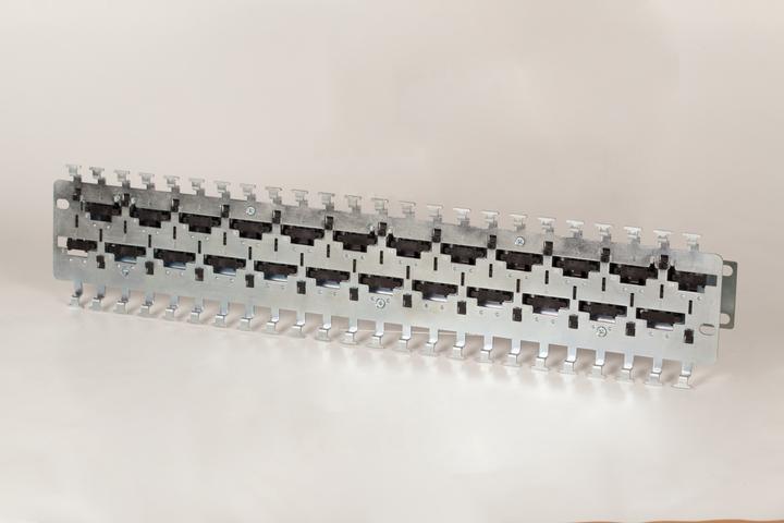 Actual product image EFB Elektronik Retaining panel for 19" / wall mounting of 24 x connectors 37597.1