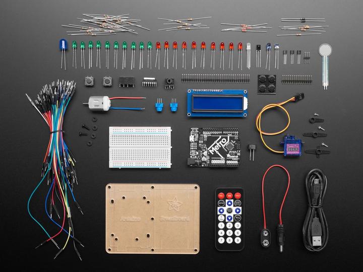 Actual product image Adafruit ARDX v1.3 Experimentation Kit for Arduino Uno R3