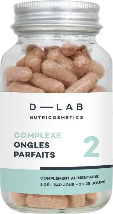 Actual product image D-Lab Nutricosmetics D-Lab Complexe Perfect Nails 2 Capsules