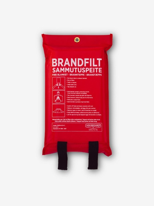 Housegard 602025, 120 x 180 cm, fibra di vetro, rosso, auto, casa, ufficio, 1 pezzo(i), EN 1869:1997