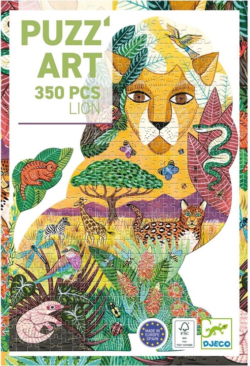 Produktbild Djeco Puzz'Art Löwe 350 Teile (350 Teile)