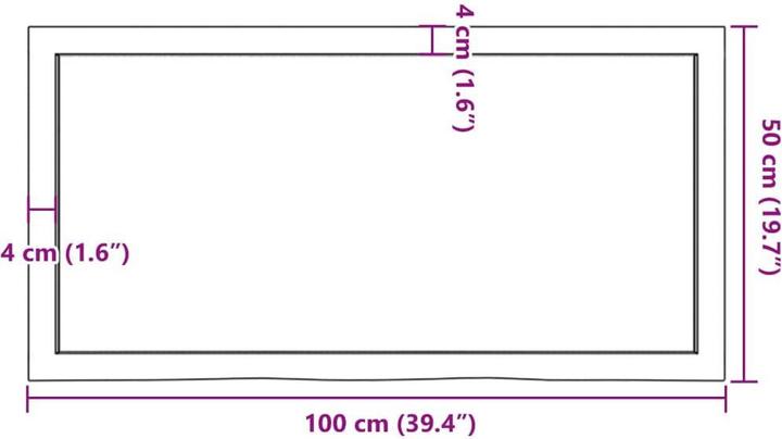 Immagine prodotto VidaXL Emerald (100 x 50 x 4 cm)