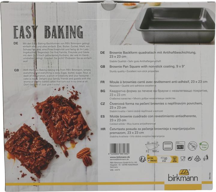 Actual product image Birkmann Brownie tray