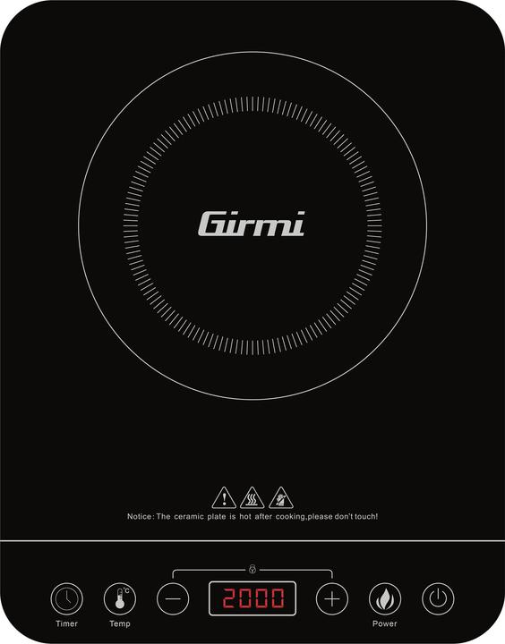 Immagine prodotto Girmi Fornello elettrico a induzione 1d.PI03 (2000W)