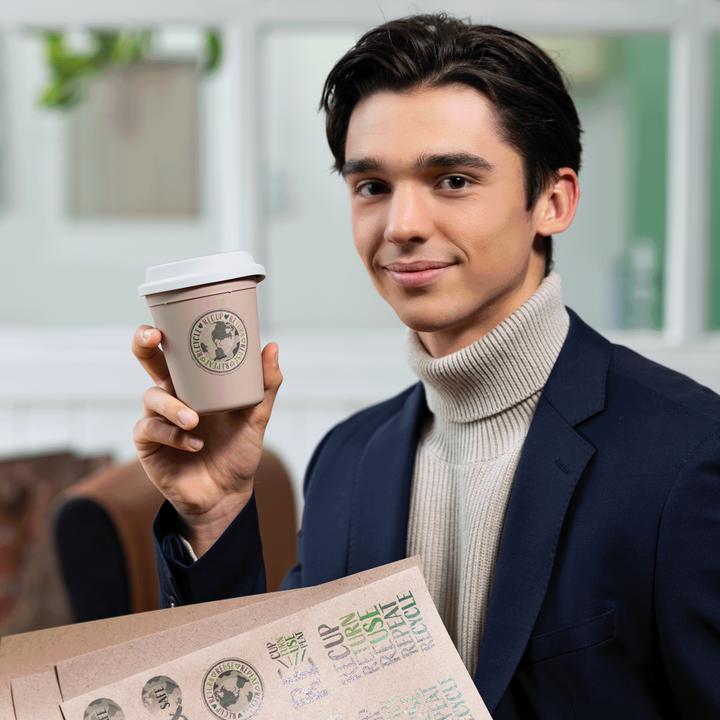 Actual product image HERMA Grass paper labels A4