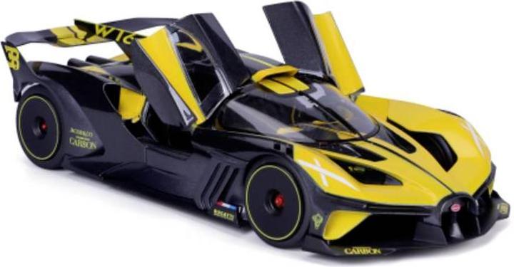 Actual product image Maisto Bugatti Bolide, yellow 1:24 scale model car