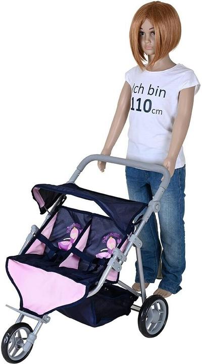 Image du produit Knorrtoys Zwillingspuppenwagen Duo - "princess blue"