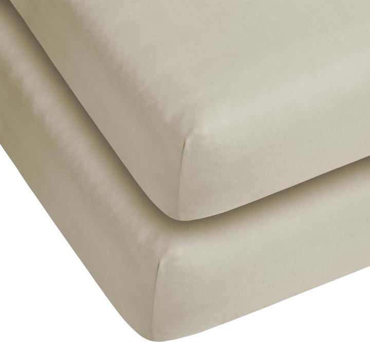 Produktbild Aspero 2 x Spannbettlaken aus Baumwolle (180, 200 x 200 x 25 cm)