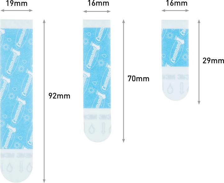 Produktbild Command Wasserresistente Strips im Multipack