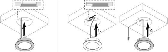 Actual product image L&S Chip HE 58 Rund 24 V 2,5 W, Edelstahlopt (364.90 lm)