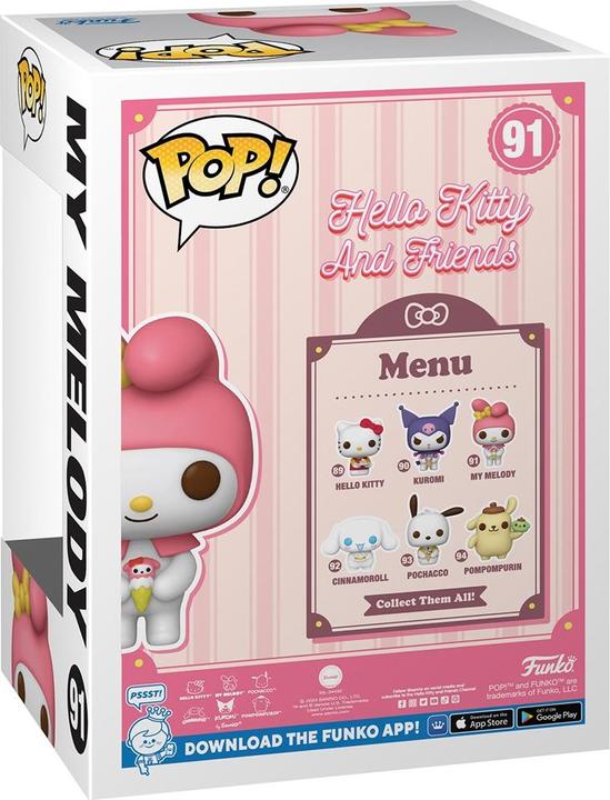 Produktbild Funko Hello Kitty POP! Sanrio Vinyl Figur My Melody 9 cm