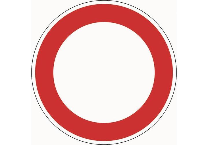 Magni VKZ.250 Ronde 600mm Passage interdit Label de qualité RAL Film RA2