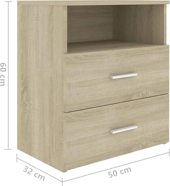 Produktbild vidaXL Nachttisch (50 x 32 x 60 cm)