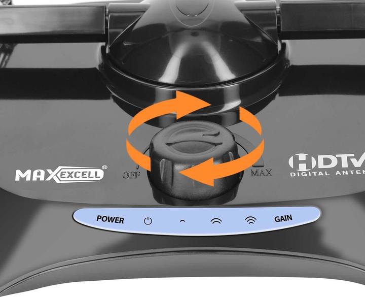 Immagine prodotto Max Excell Rechteck-HDTV-Antenne 38dBi DVB-T/T2, sehr stark (Antenna interna, 38 dB, DVB-T / -T2)