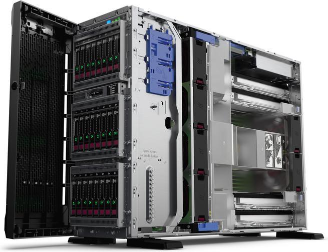Produktbild HPE ML350 Gen10 Silver 4210, 2.2GHz, 16GB (Intel Xeon Silver 4210, 16 GB, Tower Server)