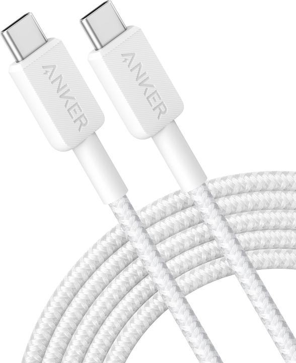 Actual product image Anker 322 USB-C to USB-C Cable Nylon, 3M (3 m, USB 3.0, 60 W)