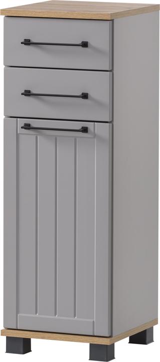 eiche landhaus Dekor, Platingrau