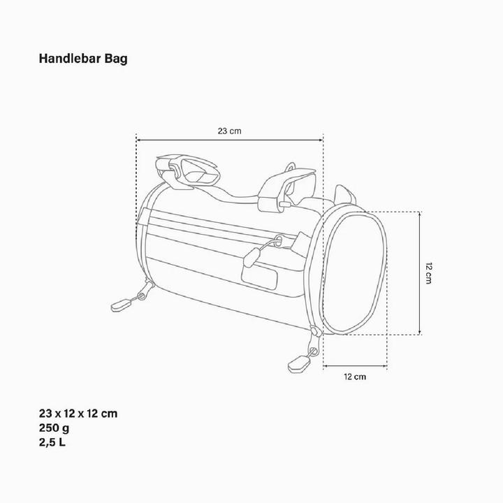 Produktbild Scicon Lenkertasche (2.50 l, Lenkertasche)