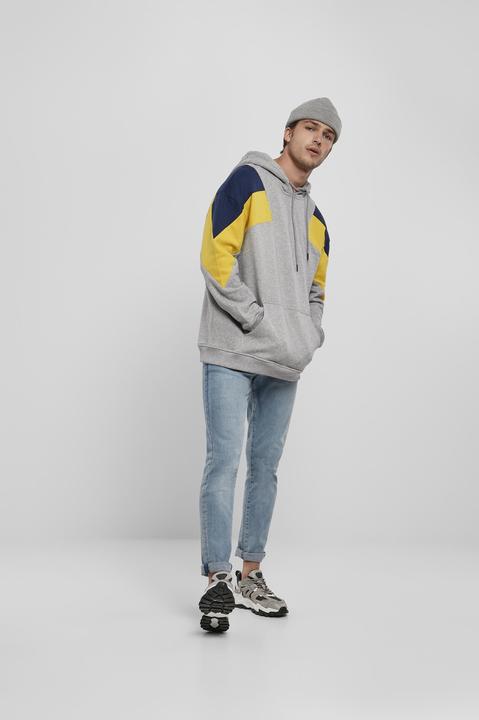 Immagine prodotto Urban Classics Felpa con cappuccio oversize a 3 toni (M)