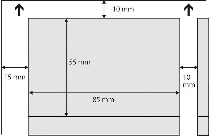 Actual product image Sigel 3C business cards (250 g/m², 100 x, A4)