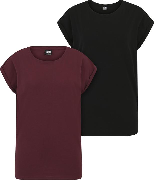 Produktbild Urban Classics Ladies Extended Shoulder Tee 2-Pack (S)