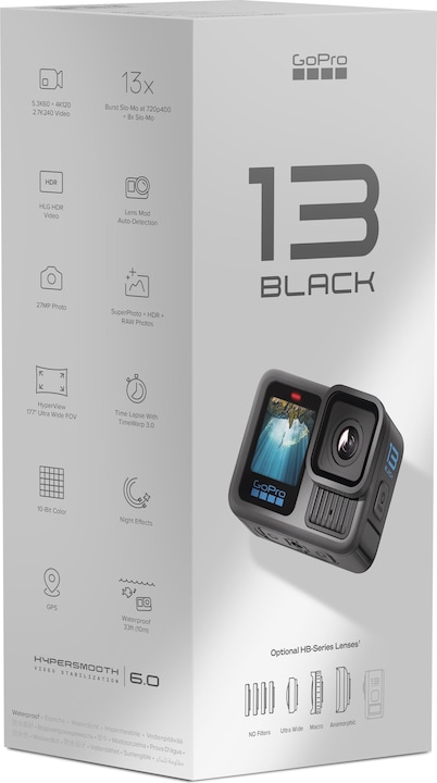 Produktbild GoPro HERO13 Black (60p, Bluetooth, WLAN)