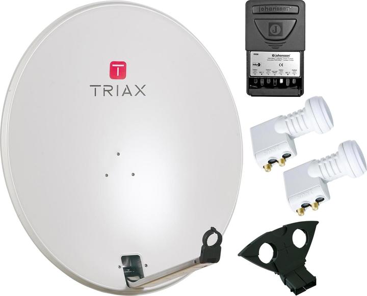 Produktbild SAT Antenne Set Astra/Hotbird 2 Teilnehmer, 100 cm