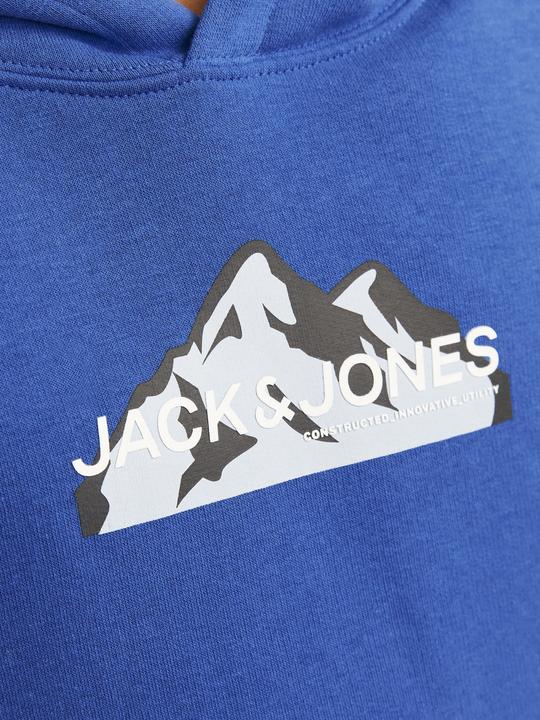 Actual product image Jack & Jones Jcomountain Logo Sweat Hood Sn Mni (122)