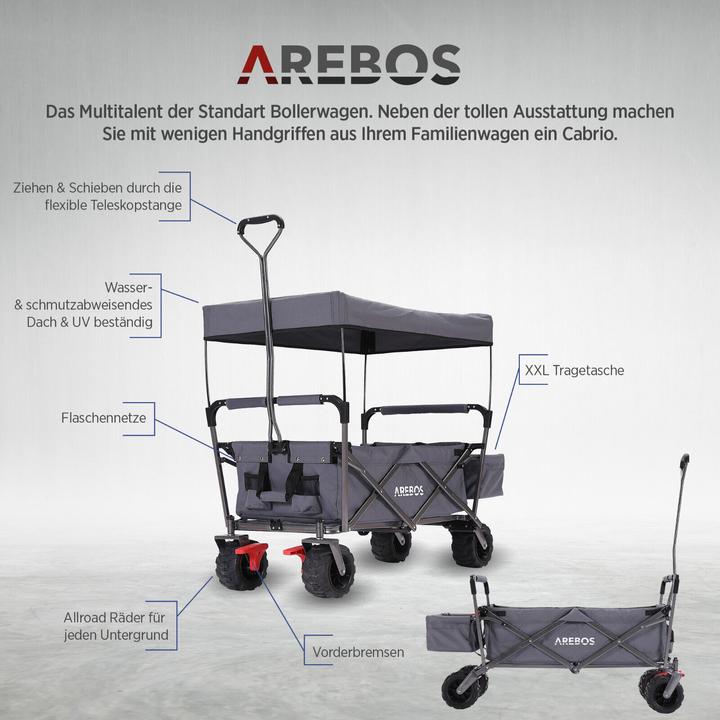 Image du produit Arebos Chariot à bras