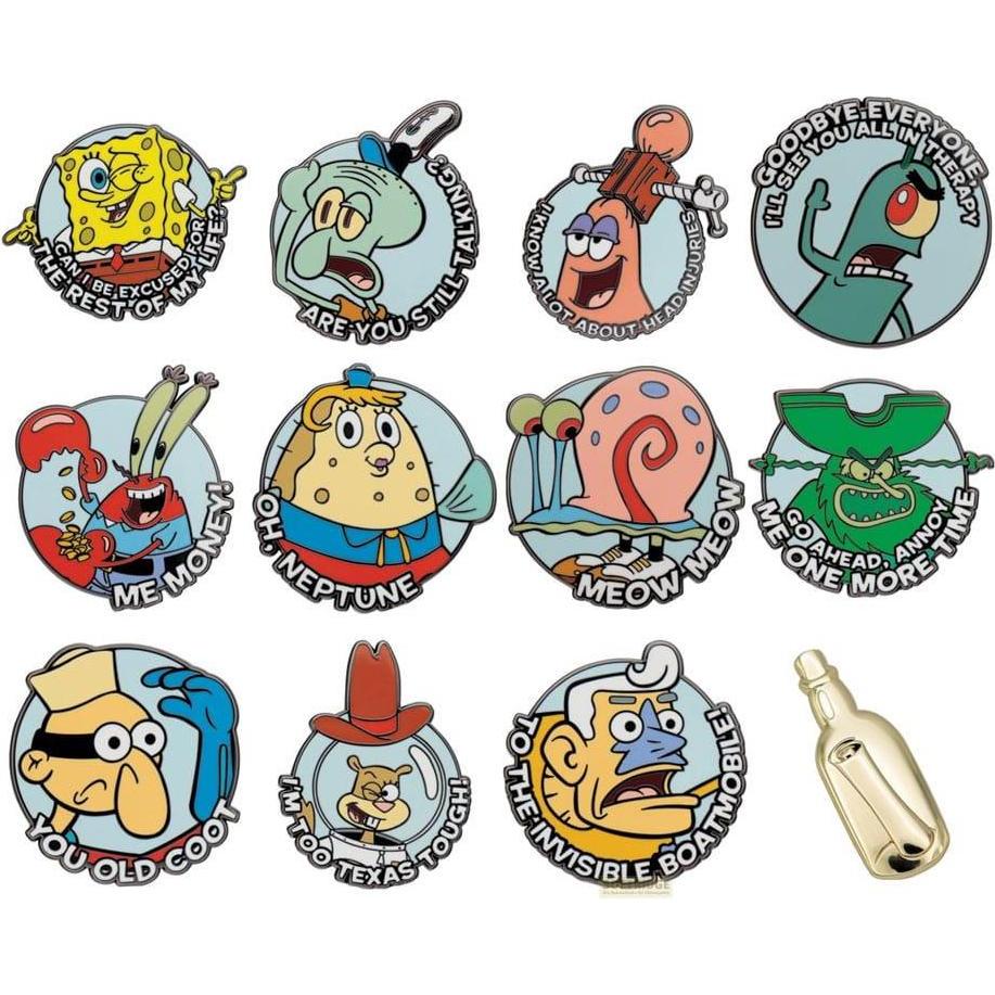 Thumbnail - Fanattik, Anstecknadel, SpongeBob Schwammkopf Ansteck-Pins Display Mystery Pin Badge (12)