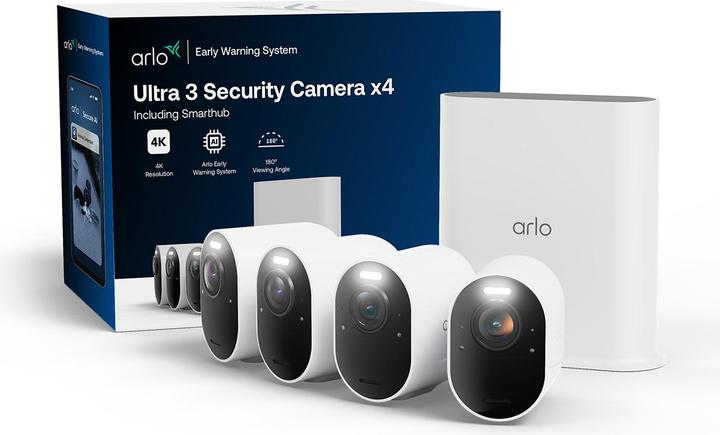 Image du produit Arlo Ultra 3 4-CAM KIT (3840 x 2160 pixels)