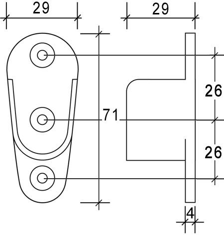 Immagine prodotto Werkstarck Supporti per tubi 15/30mm armadi, cromat (1 pz.)