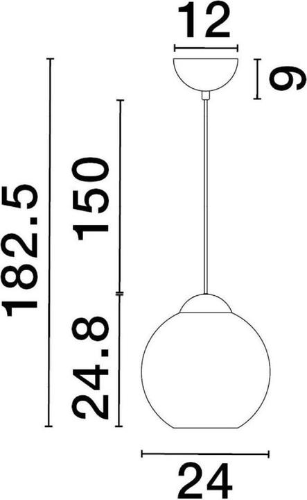 Actual product image Nova Luce Midori (E27)